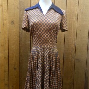 Vintage 50’s 60’s Tartan Dress Westbury Fashions
